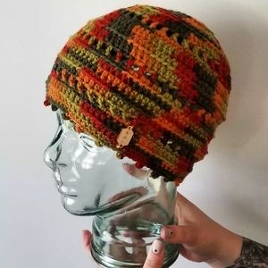 Handmade crochet beanie hat
